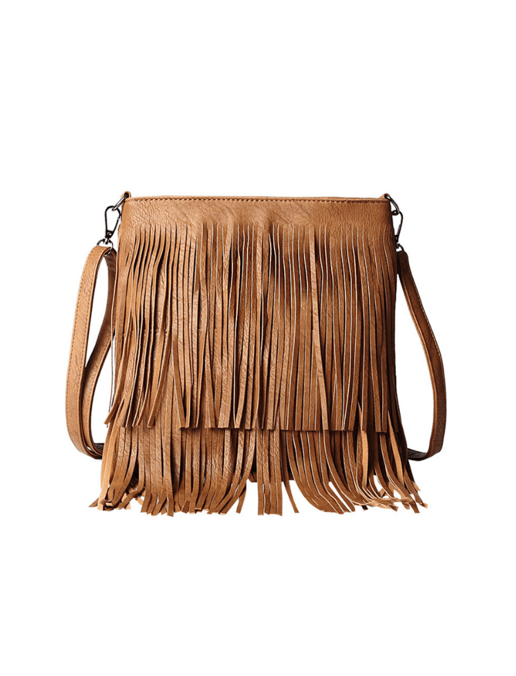 Bolso Fringe Fusion Marrón Ref. 003