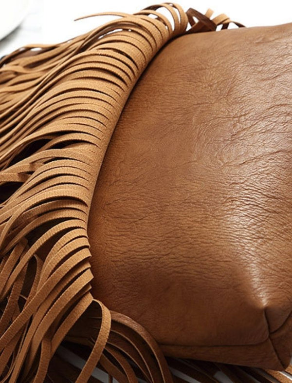 Bolso Fringe Fusion Marrón Ref. 003