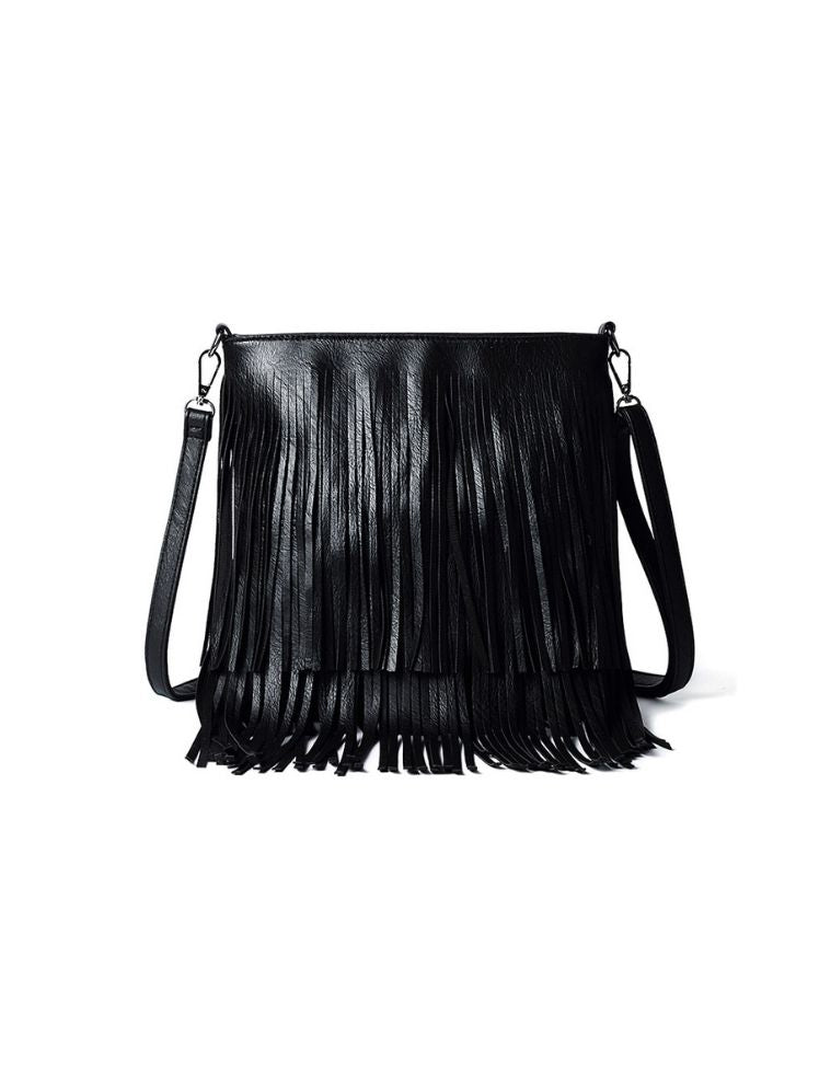 Bolso Fringe Fusion Negro Ref. 003