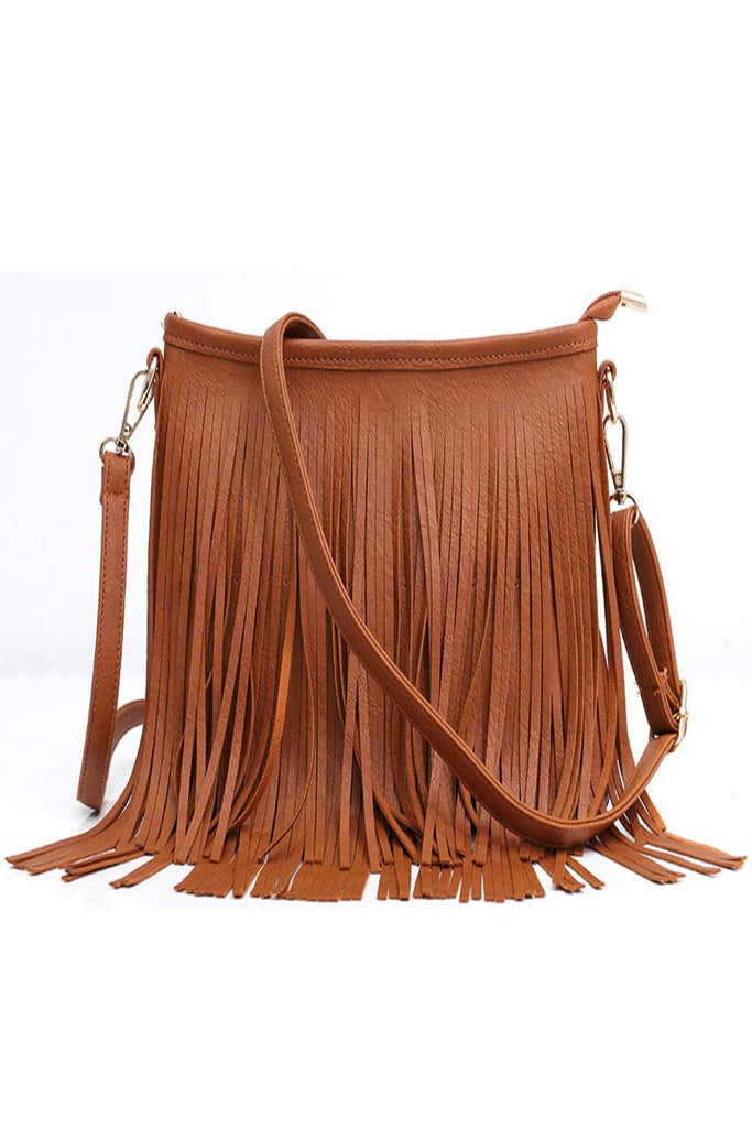 Bolso Fringe Allure Café Ref. 007