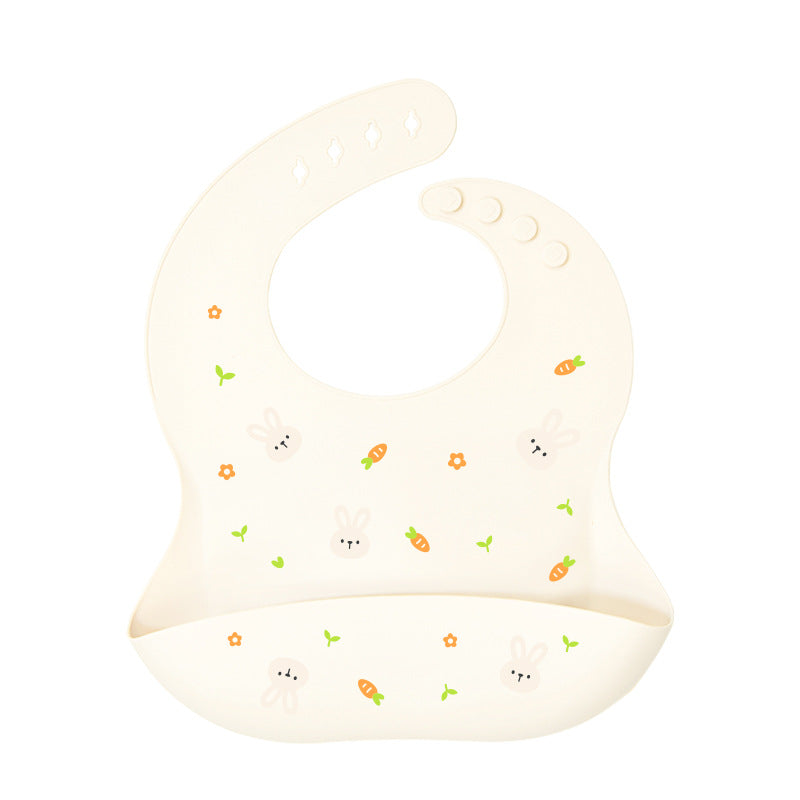 Babero Plástico Bunny Crunch Crema Ref. BA7