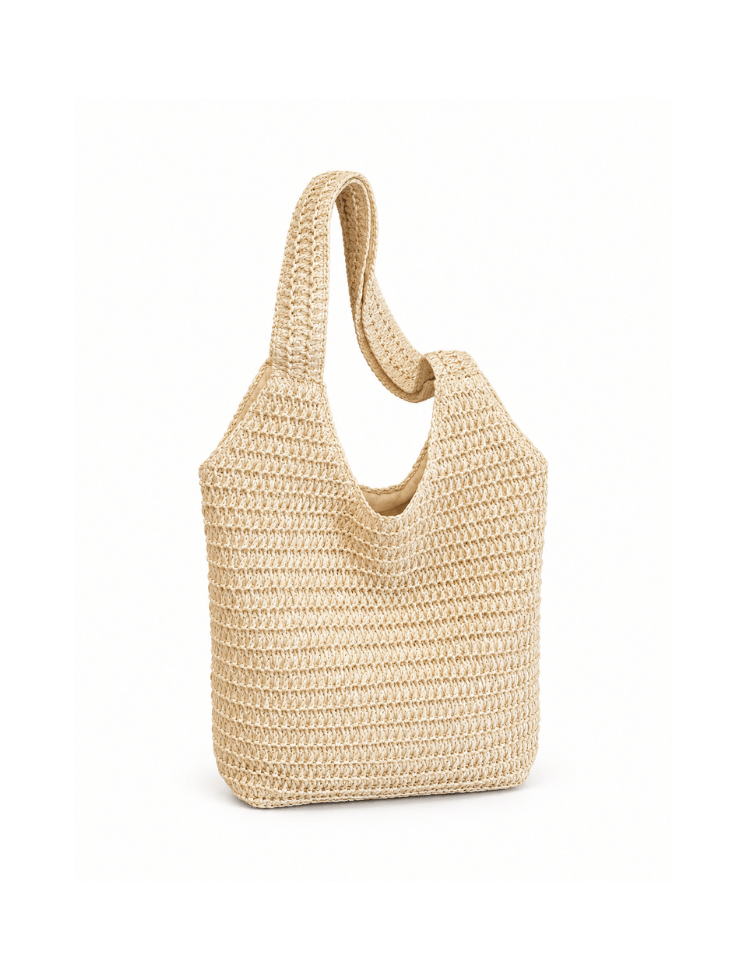 Bolso Straw Hobo Blanco Ref. 1013