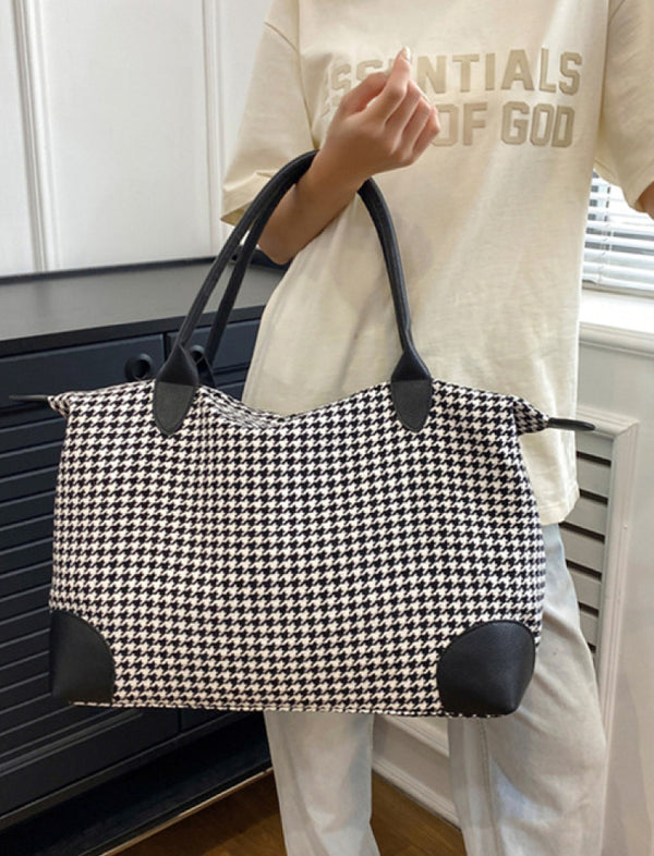 Bolso Cuadros Negro Ref. 1048