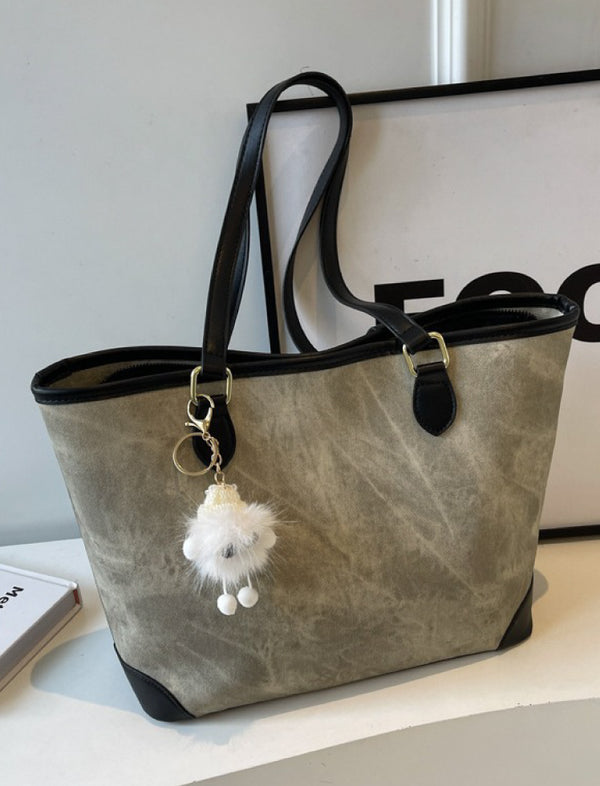 Bolso Grande Beige/Negro Ref.1182