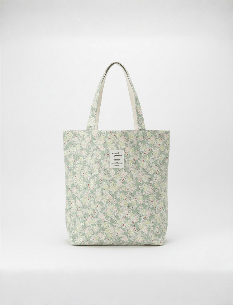 Bolso Tote Bag Floral Muse Verde Ref. 1254