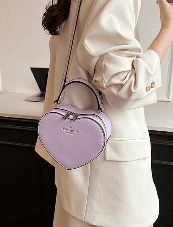 Bolso Corazón Liso Lila Ref. 1264