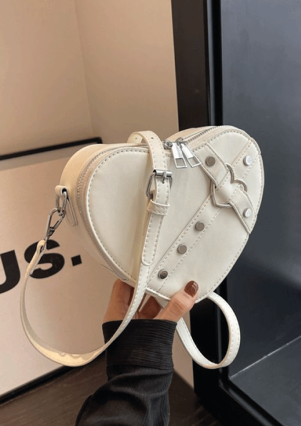 Bolso Corazón Blanco Ref. 1275