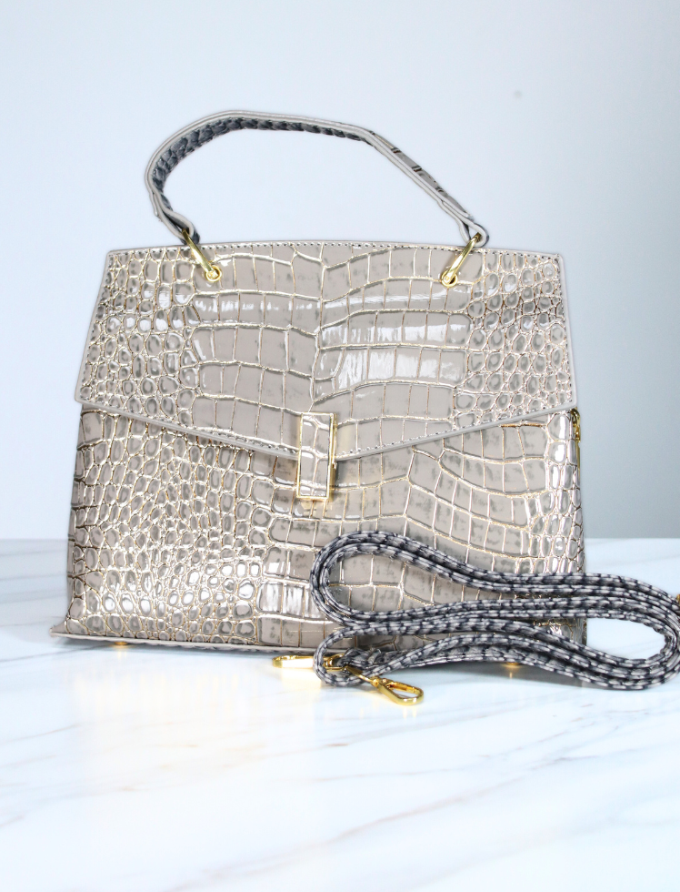Bolso Texturas Gris Ref. 1304