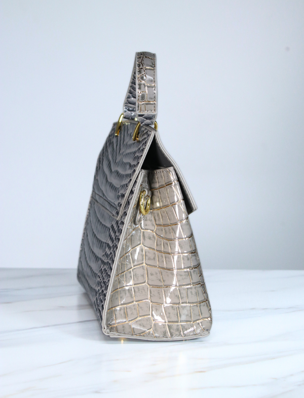 Bolso Texturas Gris Ref. 1304