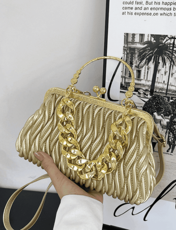 Bolso Clásico Dorado Ref. 1318