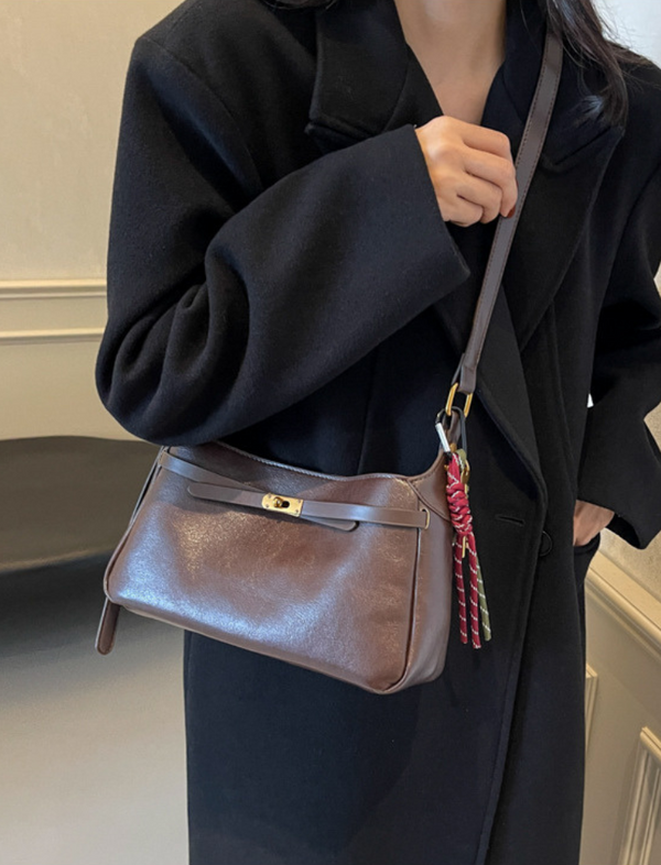 Bolso Elegante Café Oscuro Ref. 1323