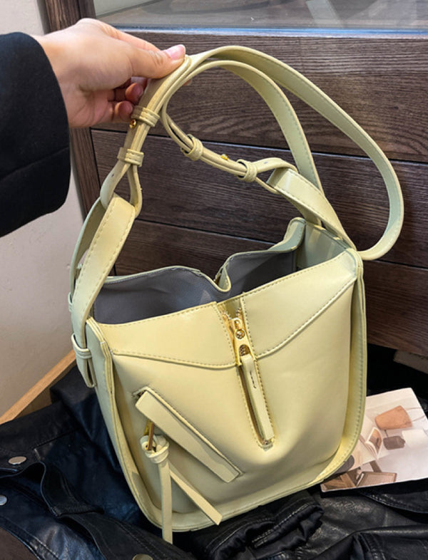 Bolso Convertible Moderno Amarillo Claro Ref. 1326