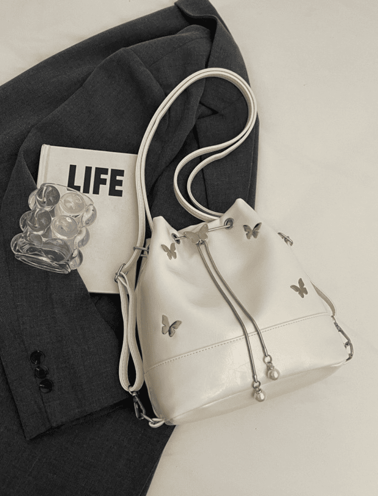 Bolso Bucket Blanco Ref. 1346