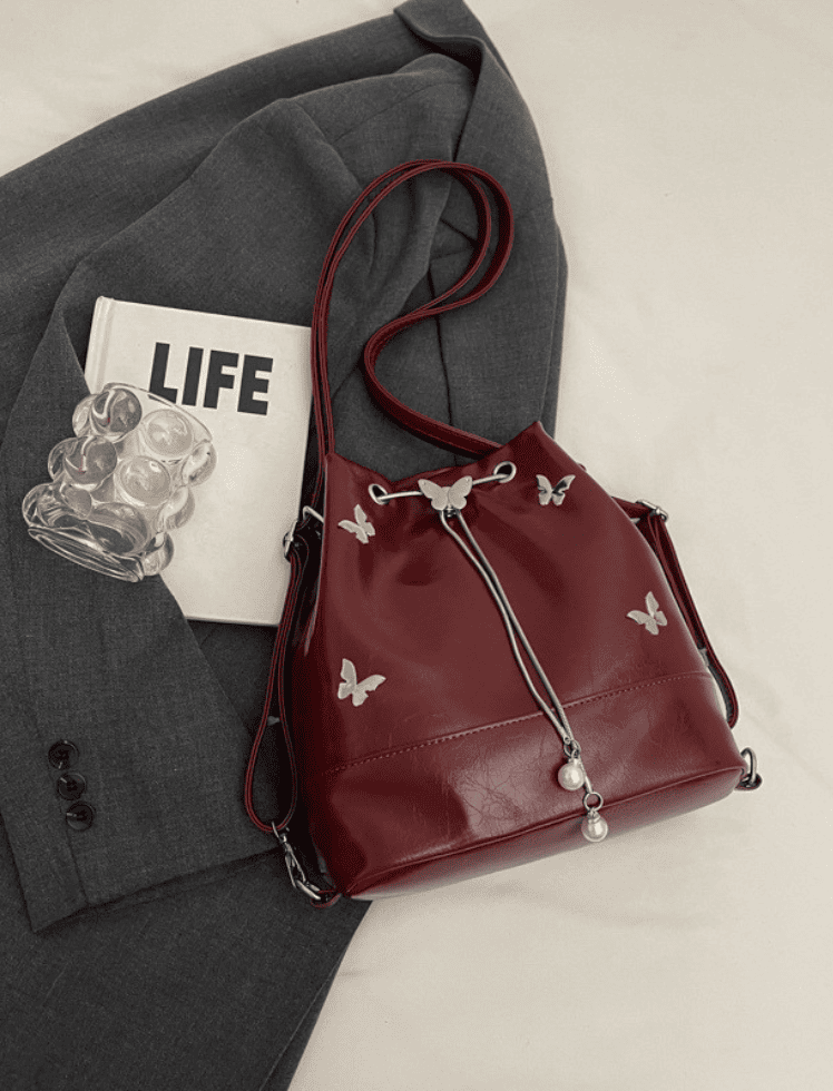 Bolso Bucket Rojo Ref. 1346