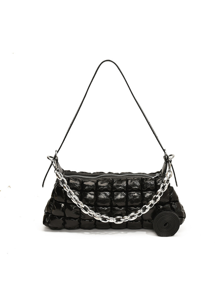 Bolso Acolchado Negro Ref. 1356