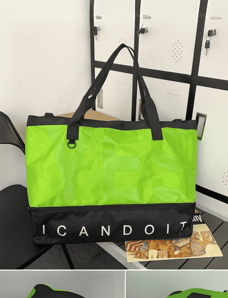 Bolso Viajero Verde Claro Ref. 1381
