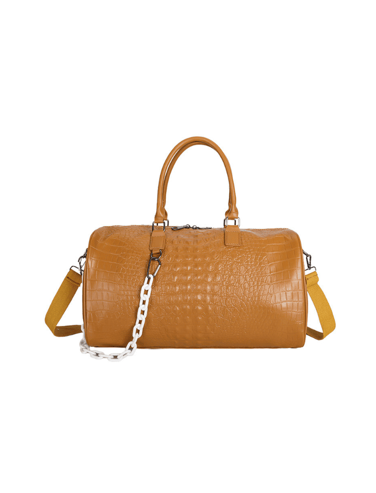 Bolso Croco Travel Naranja Ref. 1392