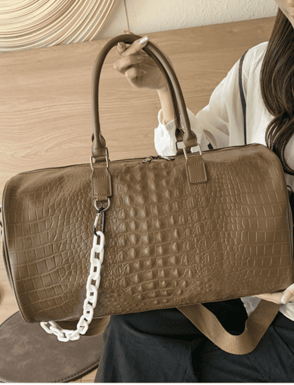 Bolso Croco Travel Café Ref. 1392
