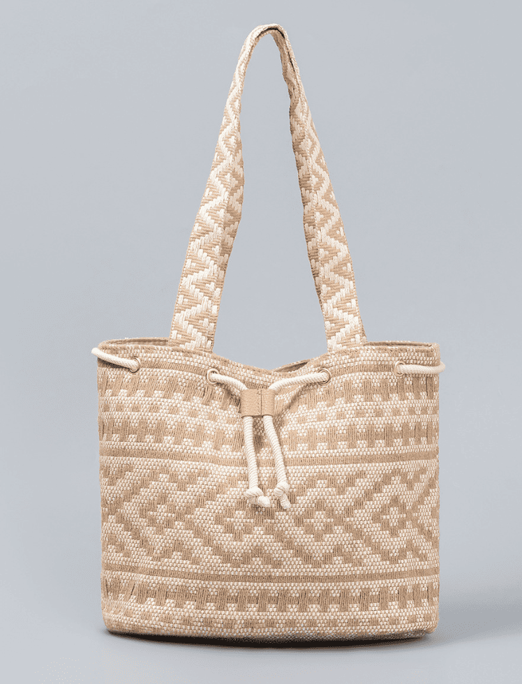 Bolso De Playa Khaki Ref. 1409