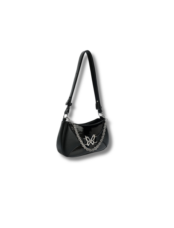 Bolso Baguette Mariposa Negro Ref. 1410