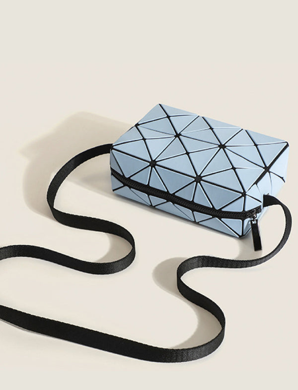 Bolso Geométrico Azul Claro Ref. 1438