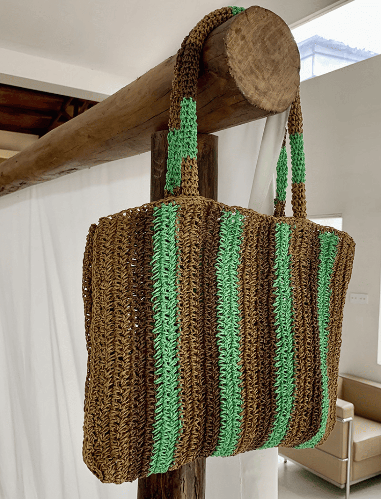 Bolso Tejido Verde Ref. 1446