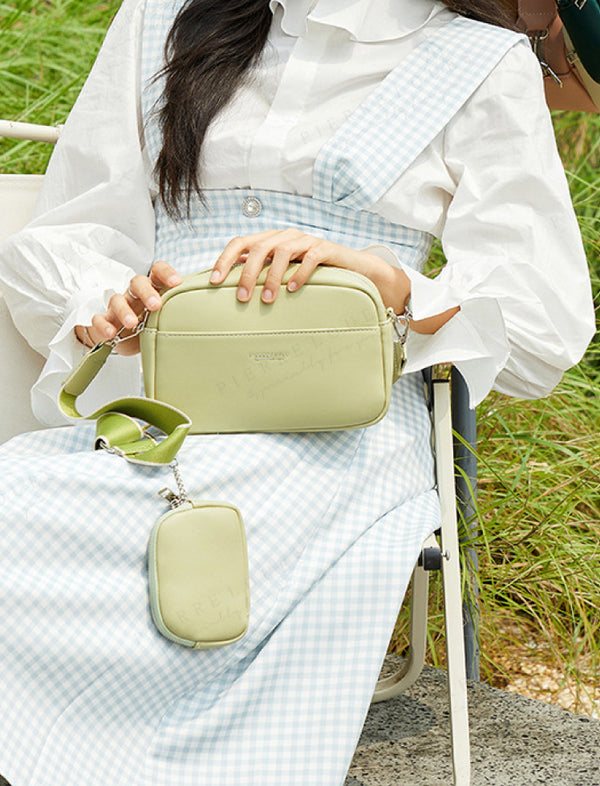 Bolso Bandolera Verde Claro Ref. 1461