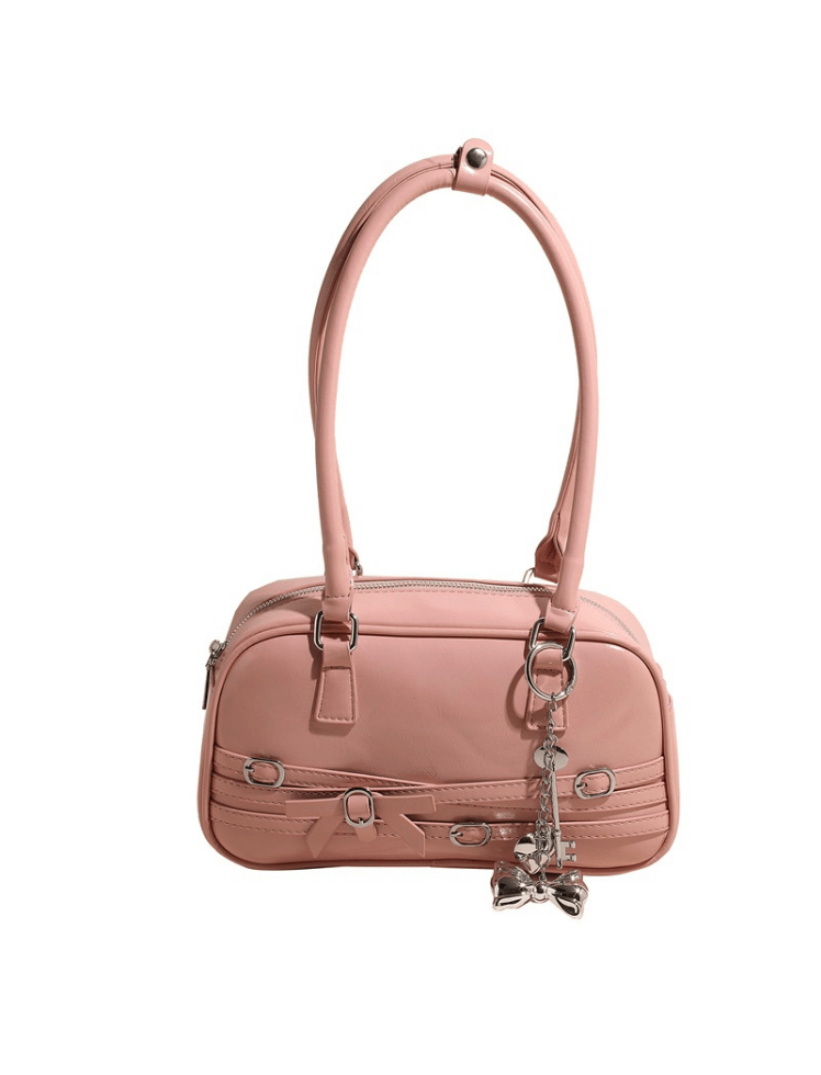 Bolso Rebelde Laca Rosado Ref. 1482