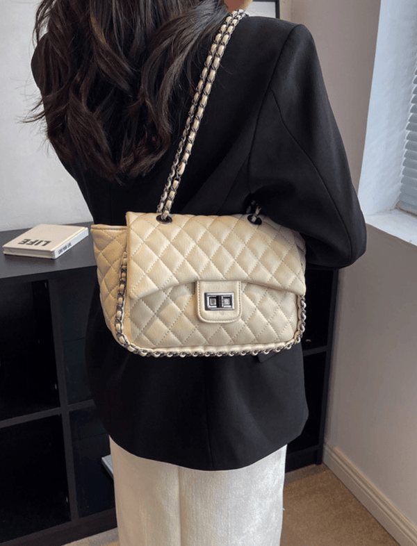 Bolso Classic Chain Beige Ref. 1521