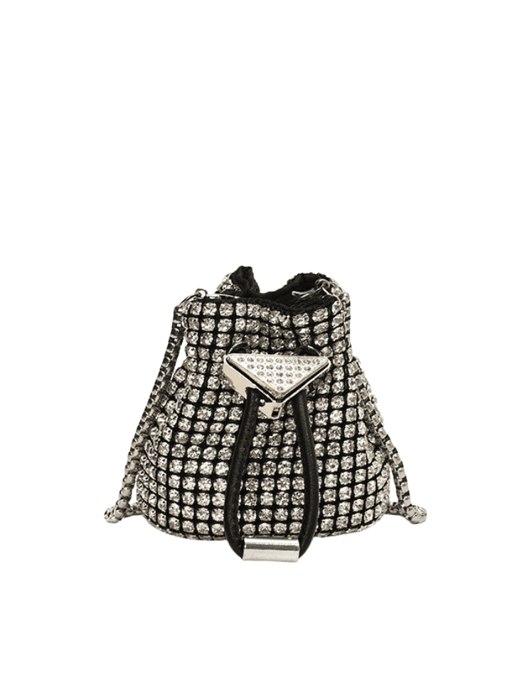 Bolso Mini Crystal Plateado Ref. 1541