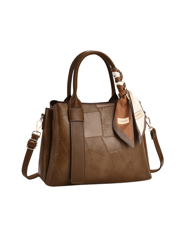 Bolso Elegance Patch Café Ref. 1560