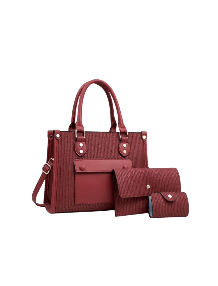 Bolso Urban Trio Vino Tinto Ref. B1567