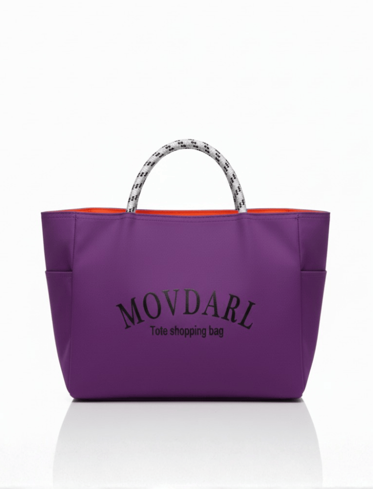 Bolso Tote Bag Essential Chic Morado Oscuro Ref. 1578
