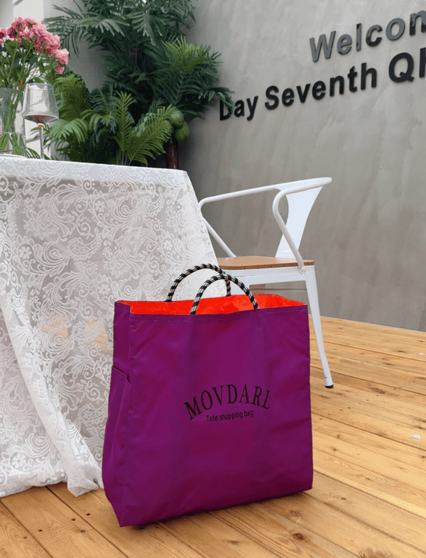 Bolso Tote Bag Essential Chic Morado Oscuro Ref. 1578