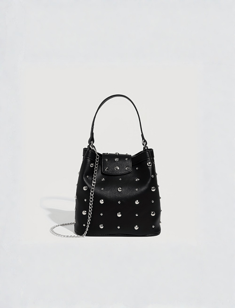 Bolso Ivory Stud Muse Negro Bag Ref. 1648