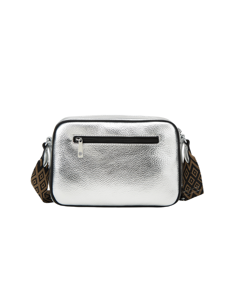Bolso Urban Shine Plateado Ref. 1656