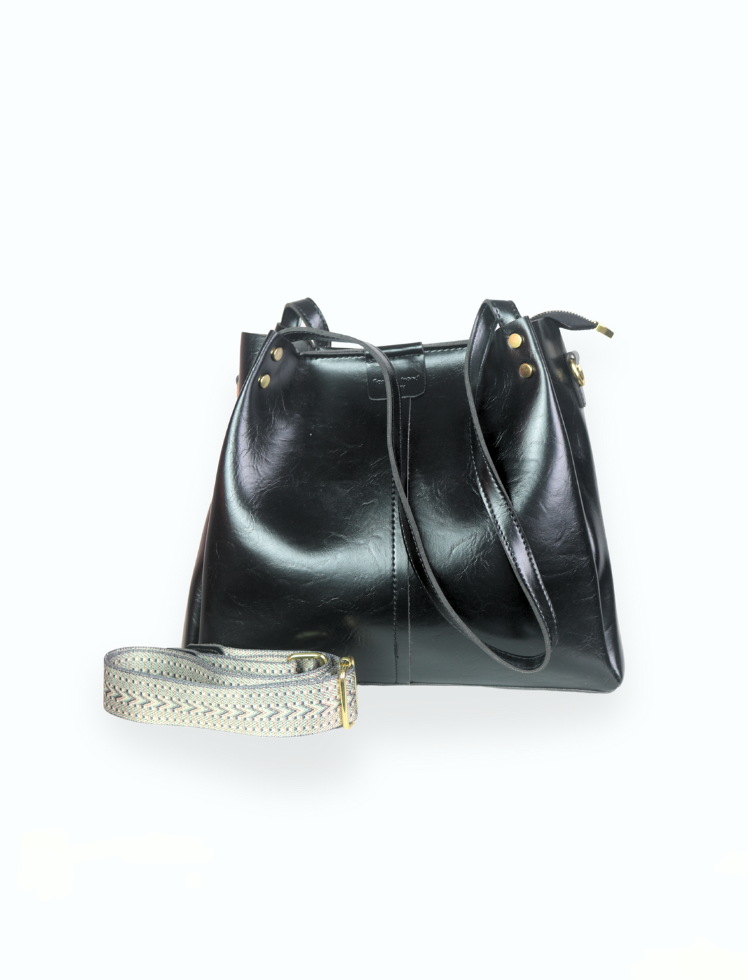 Bolso Grande Clásico Negro Ref. 994