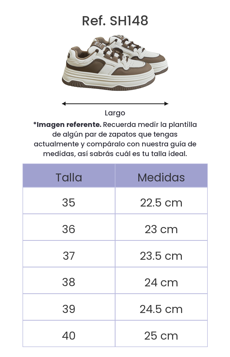 Guía de tallas