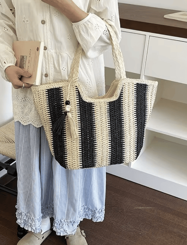 Tote Bag Coastal Breeze Negro Ref. 2008