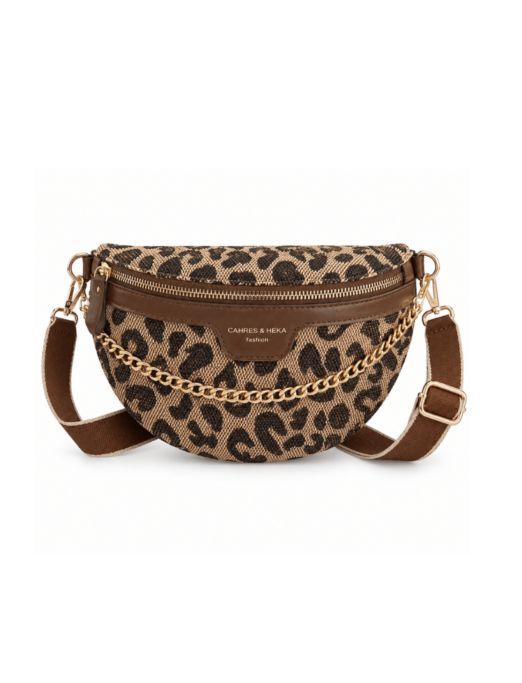 Riñonera Feline Luxe Marrón Ref. 265#B