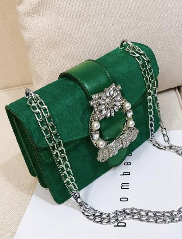 Bolso Perlado Verde Ref.216