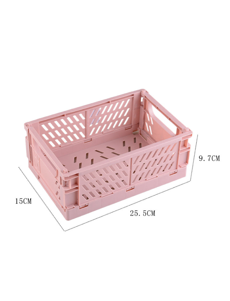 Caja plegable de almacenamiento rosada Ref. CS-2