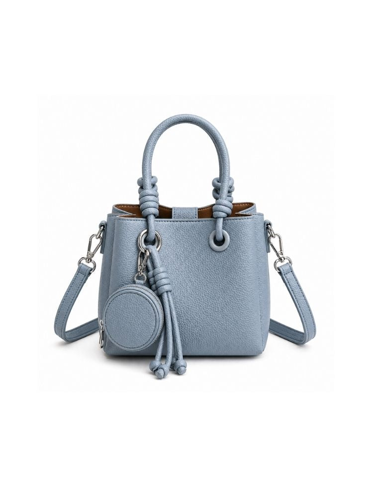 Bolso Soft Knot Mini Chic Azul Ref. 6602