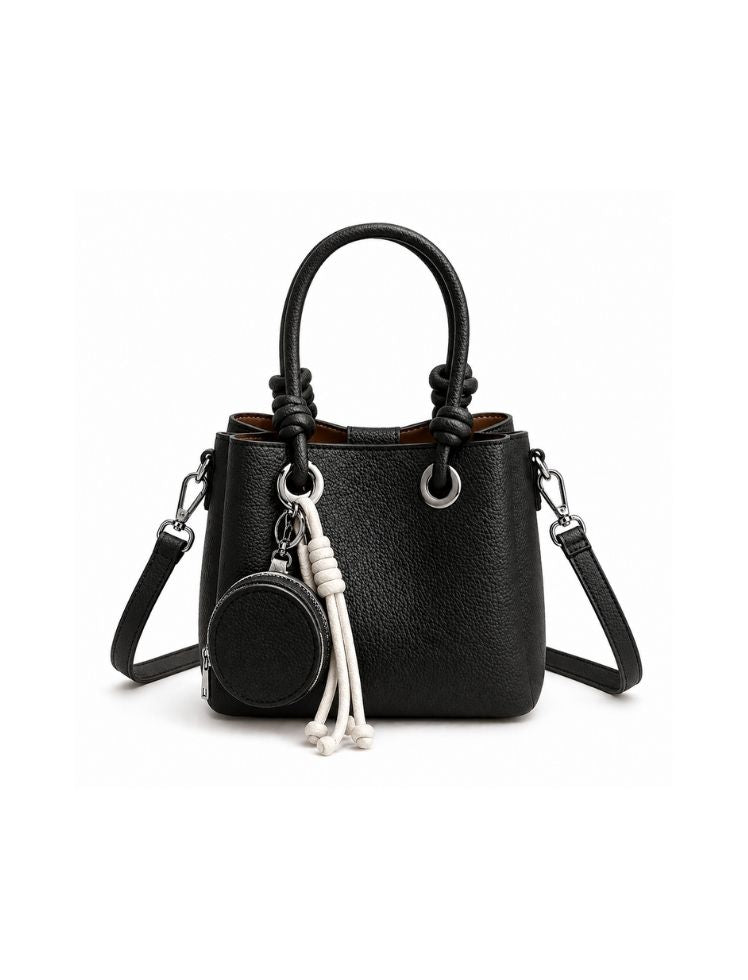 Bolso Soft Knot Mini Chic Negro Ref. 6602