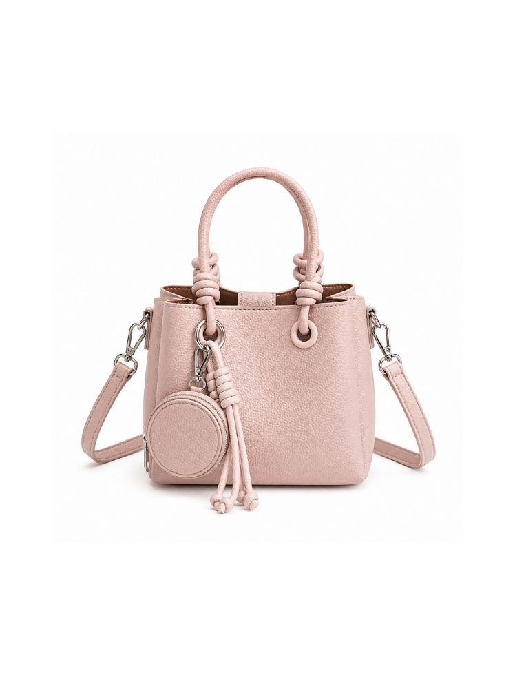 Bolso Soft Knot Mini Chic Rosado Ref. 6602