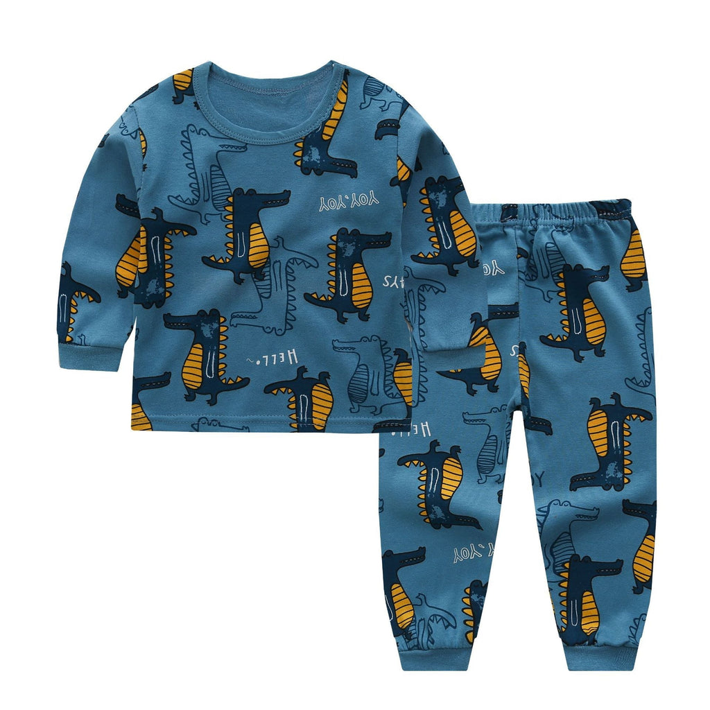 PIJAMA COCODRILOS PANTALON Y CAMISETA MANGA LARGA - PIJAMA | Acuarella