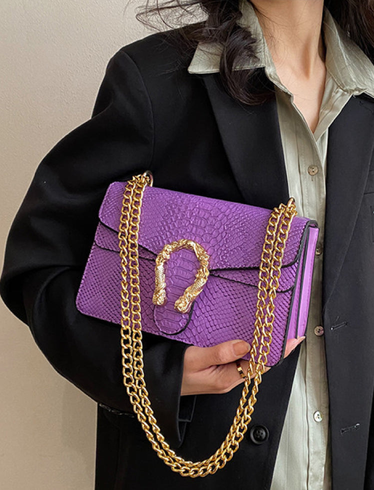 Bolso Herradura Morado Ref. 799