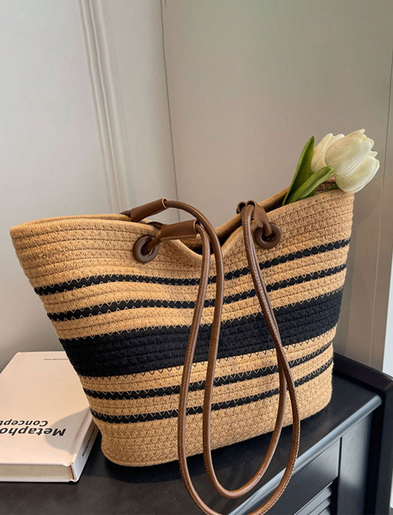 Bolso Grande Tejido Kakhi Ref.B814