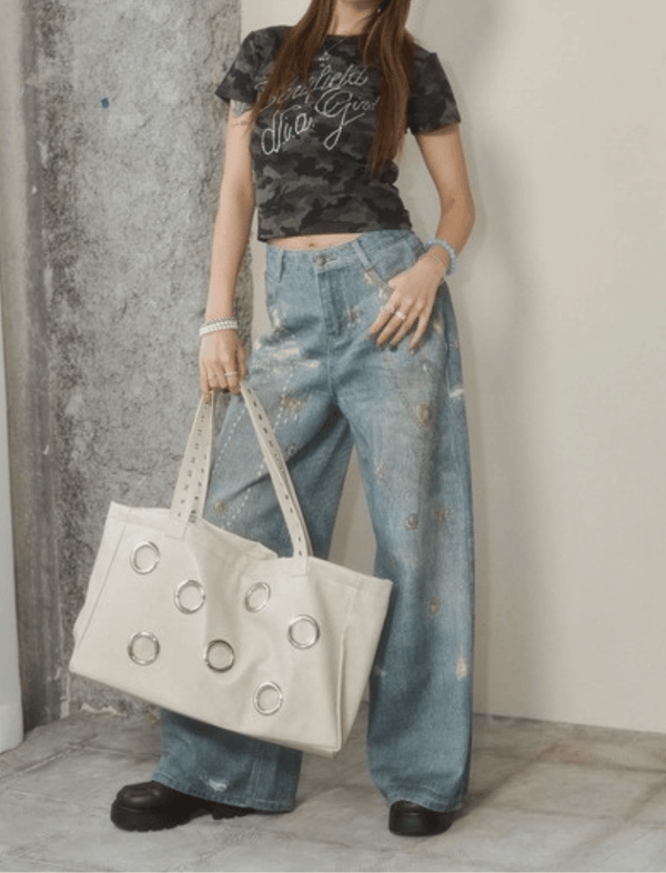 Tote Bag Mystic Allure Blanco Ref. 8700