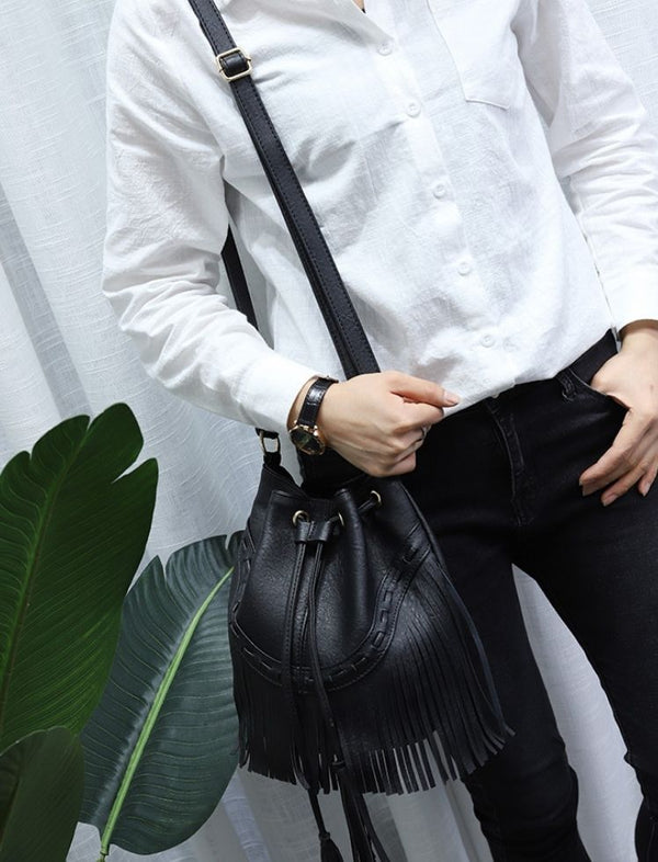 Bolso Midnight Fringe Negro Ref. 907